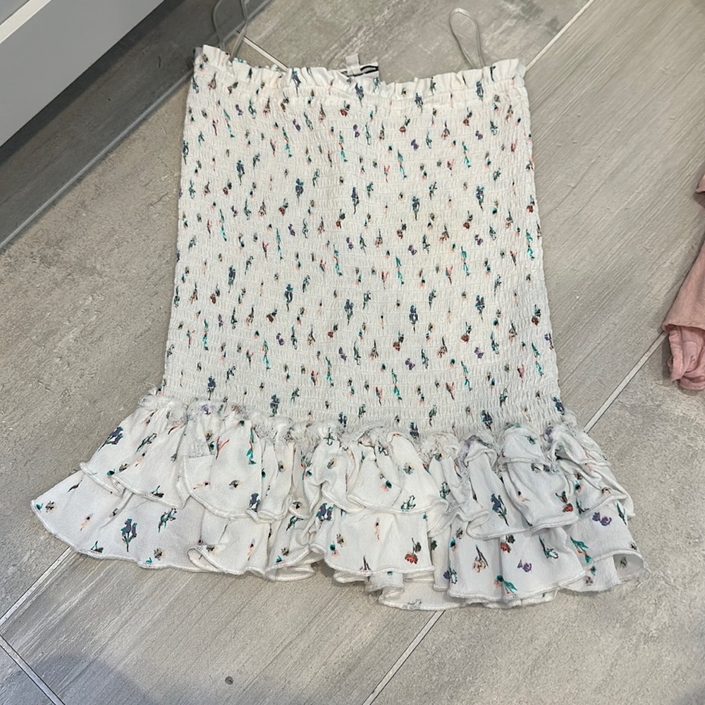 skylar and madison smocked top/ skirt